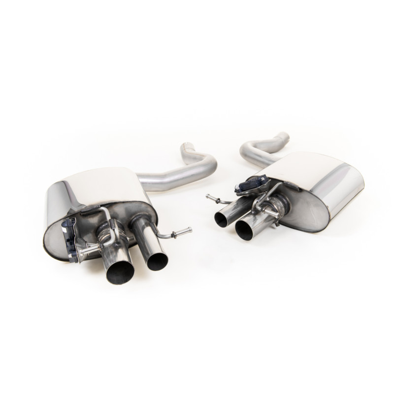 Silenciador trasero Milltek Mercedes Classe C W205 - Homologado ECE - Par de silenciadores traseros - ValveSonic Active Valve Co