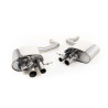 Milltek rear muffler Mercedes Classe C W205, ECE homologated, rear muffler pair, ValveSonic Active Valve Control, for