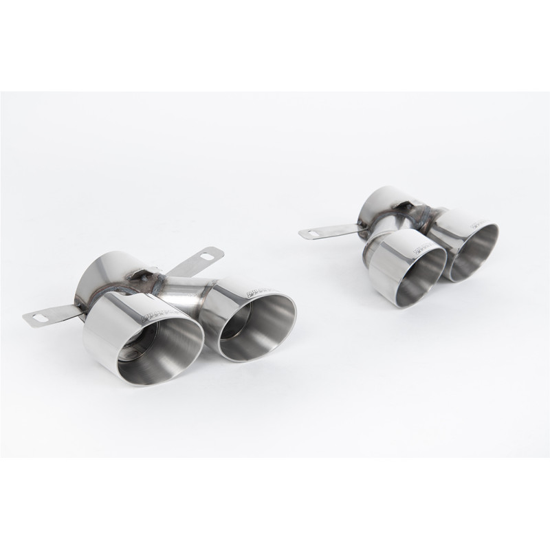 Milltek Exhaust Tips Mercedes Classe A W177 A35 AMG 2.0 Turbo 2019-2025 with DPF - Polished Finish