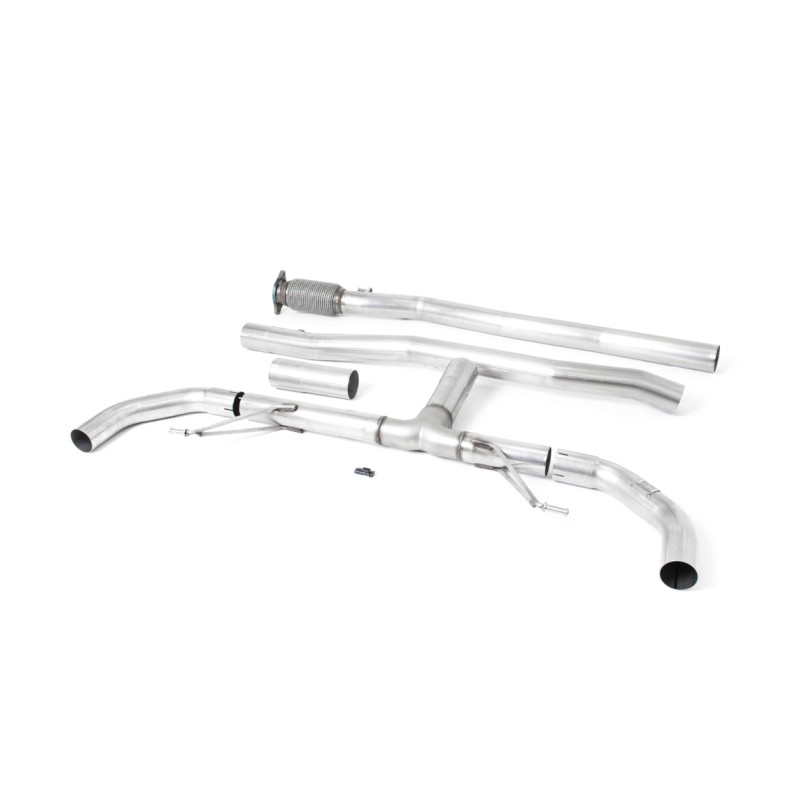 Catback Race Milltek Mercedes Classe A W177 - Avec Bypass FAP et sans silencieux AR - sorties Origine - Race, sans valves