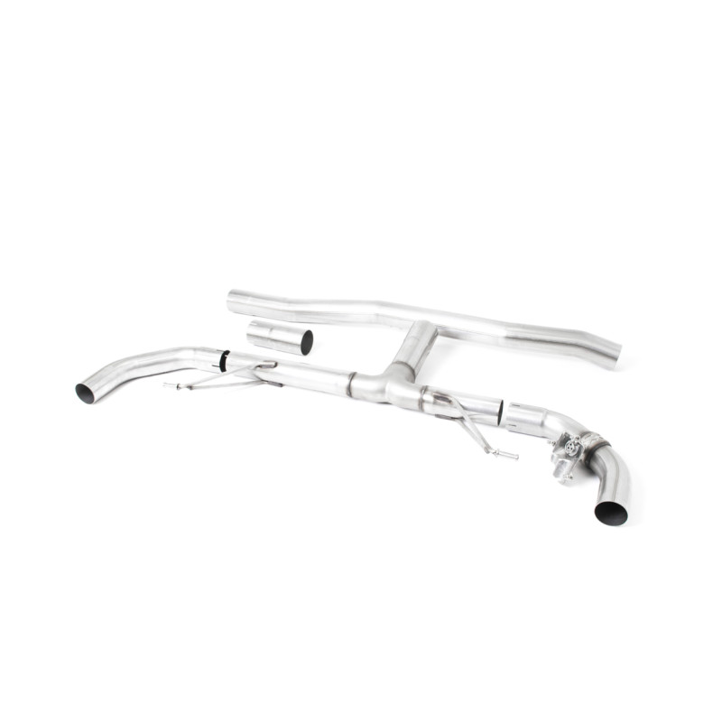 FAP Back Race Milltek Mercedes Classe A W177 A35 AMG 2019-2025 - Ligne après FAP sans silencieux AR - Race, avec valves