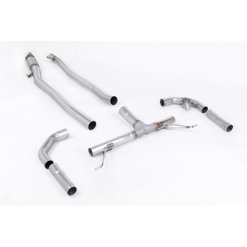 Catback Milltek Mercedes Classe A V177… - Avec supression silencieux primaire + sans silencieux AR - Race, avec valves
