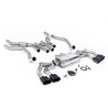 DPF Back Milltek Land Rover Range Rover Sport L461 - Post-DPF Line with Central Section - Quad Oval Outlets Cerakote Black