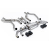 FAP Back Milltek Land Rover Range Rover Sport L461 - Anlage nach DPF mit Active-Mittelteil - Endrohre Quad Jet-115 Carbon