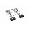 Silenciador trasero Milltek Land Rover Range Rover Sport L494 SVR - Par de silenciadores TR - colas Quad GT115 Cerakote Negro