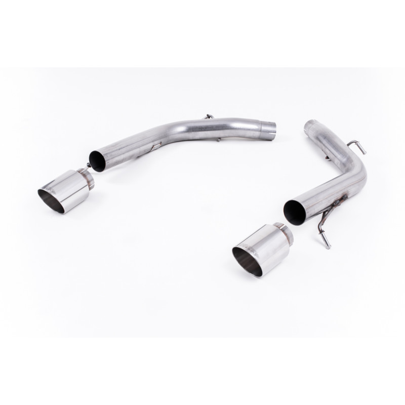 Muffler Replacement Milltek Land Rover Range Rover Sport L494 - Replacement Tube Pair - Polished Dual GT90 Outlets