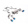 FAP Back Milltek Land Rover Defender L663 2021-2025 - Sin silenciador primario - colas de escape Quad GT90 Titanio azulado - cha