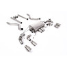 FAP Back Milltek Land Rover Defender L663 2021-2025 - Sans silencieux primaire - sorties Quad GT90 Titane - châssis 90
