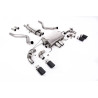 FAP Back Milltek Land Rover Defender L663 2021-2025 - Avec silencieux primaire - sorties Quad Jet-90 Carbone - châssis 90