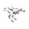 FAP Back Milltek Land Rover Defender L663 2021-2025 - Con silenciador primario - salidas Quad GT90 Titanio - chasis 90