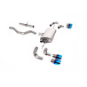 FAP Back / Cat-back Milltek Land Rover Defender L663 P400 - senza primario - terminali Quad GT90 Titanio bluito - telaio 90 - 3.