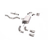 FAP Back / Catback Milltek Land Rover Defender L663 P400 - Sans silencieux primaire - sorties Quad GT90 Titane - châssis 90