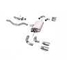 FAP Back / Catback Milltek Land Rover Defender L663 P400 3.0i 2020-2025 - Avec silencieux primaire - sorties Quad GT90 Titane
