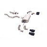 FAP Back / Catback Milltek Land Rover Defender L663 P400 2020-2025 - Avec silencieux primaire - sorties Quad GT90 Cerakote Noir