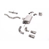 Scarico FAP Back / Cat-back Milltek Land Rover Defender L663 - Senza silenziatore primario - uscite Quad GT90 in titanio - Chass