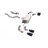 FAP Back / Catback Milltek Land Rover Defender L663 P300 - P400e - Con silenziatore primario - terminali Quad GT90 Cerakote nero
