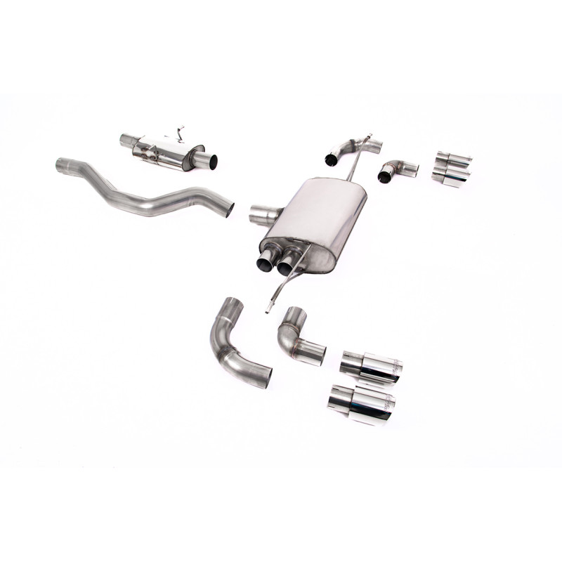 FAP Back / Catback Milltek Land Rover Defender L663 P300 - P400e 2.0i 2020-2025 - Sans silencieux primaire - sorties origine OEM