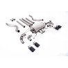 DPF-Back Milltek Land Rover Defender L663 2021-2025 - Ohne Mittelschalldämpfer - Endrohre Quad Jet-90 Carbon - Chassis 110