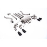 FAP Back Milltek Land Rover Defender L663 2021-2025 - Sin silenciador primario - colas Quad GT90 Cerakote negro - chasis 110