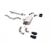 DPF-Back / Cat-Back Milltek Land Rover Defender L663 - ECE - mit Vorschalldämpfer - Quad-Endrohre GT90 Cerakote Schwarz - Chassi