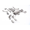 FAP Back Milltek Land Rover Defender L663 2021-2025 - Sans silencieux primaire - sorties Quad GT90 Polies - châssis 110