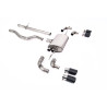 FAP Back / Catback Milltek Land Rover Defender L663 P400 - Senza silenziatore primario - uscite Quad Jet-90 Carbonio - telaio 11