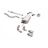 FAP Back / Catback Milltek Land Rover Defender L663 P400 - Sans silencieux primaire - sorties Quad GT90 Titane - châssis 110