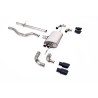 FAP Back / Catback Milltek Land Rover Defender L663 P400 - sans primaire - sorties Quad GT90 Cerakote Noir - châssis 110 - 3.0i