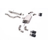 DPF-back / Cat-back Milltek Land Rover Defender L663 P400 - ECE - With Primary - Quad Jet-90 Carbon Tips - Chassis 110