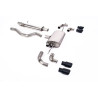 DPF-Back / Catback Milltek Land Rover Defender L663 P400 - ECE - mit Vorschalldämpfer - Quad-Endrohre GT90 Cerakote Schwarz - Ch