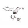FAP Back / Catback Milltek Land Rover Defender L663 - Sans silencieux primaire - sorties Quad GT90 Titane - châssis 110