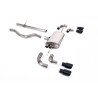FAP Back / Catback Milltek Land Rover Defender L663 - sans primaire - sorties Quad GT90 Cerakote Noir - châssis 110 - 2.0i