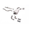FAP Back / Catback Milltek Land Rover Defender L663 - Senza silenziatore primario - terminali Quad GT90 Lucidati - telaio 110