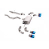 FAP Back / Catback Milltek Land Rover Defender L663 - ECE - avec primaire - sorties Quad GT90 Titane bleui - châssis 110