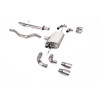 FAP Back / Catback Milltek Land Rover Defender L663 P300 - P400e - ECE - avec primaire - sorties Quad GT90 Titane - châssis 110