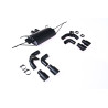 Additional Parts Milltek Land Rover Defender L663 - "Full Black" Kit including rear muffler + Tubes with Valves