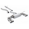 FAP Back / Catback Milltek Land Rover Defender L663 P400 3.0i 2023-2025 - Senza silenziatore primario - uscite Quad GT90 Titanio