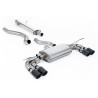 DPF-Back / Cat-Back Milltek Land Rover Defender L663 P400 - ECE - mit Vorschalldämpfer - Quad-Endrohre Jet-90 Carbon - Chassis 1