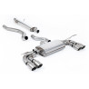 FAP Back / Catback Milltek Land Rover Defender L663 P400 - ECE - avec primaire - sorties Quad GT90 Titane - châssis 130
