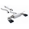 FAP Back / Catback Milltek Land Rover Defender L663 P400 - ECE - avec primaire - sorties Quad GT90 Cerakote Noir - châssis 130