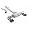 FAP Back / Catback Milltek Land Rover Defender L663 - Senza silenziatore primario - uscite Quad Jet-90 Carbonio - telaio 130
