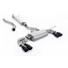 DPF Back / Catback Milltek Land Rover Defender L663 - ECE - con primario - terminali Quad GT90 Cerakote Nero - telaio 130