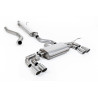 DPF-Back / Catback Milltek Land Rover Defender L663 P300 - P400e - ECE - mit Vorschalldämpfer - Endrohre Quad GT90 Poliert - Cha