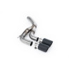 Silenciador Milltek Land Rover Defender L663 D200 - D250 - D300 2019-2024 - Bypass silenciador TR - colas Twin Jet-90 Carbono