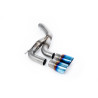Silenziatore Milltek Land Rover Defender L663 D200 - D250 - D300 2019-2024 - Bypass silenziatore POST - uscite Twin GT90 Titanio