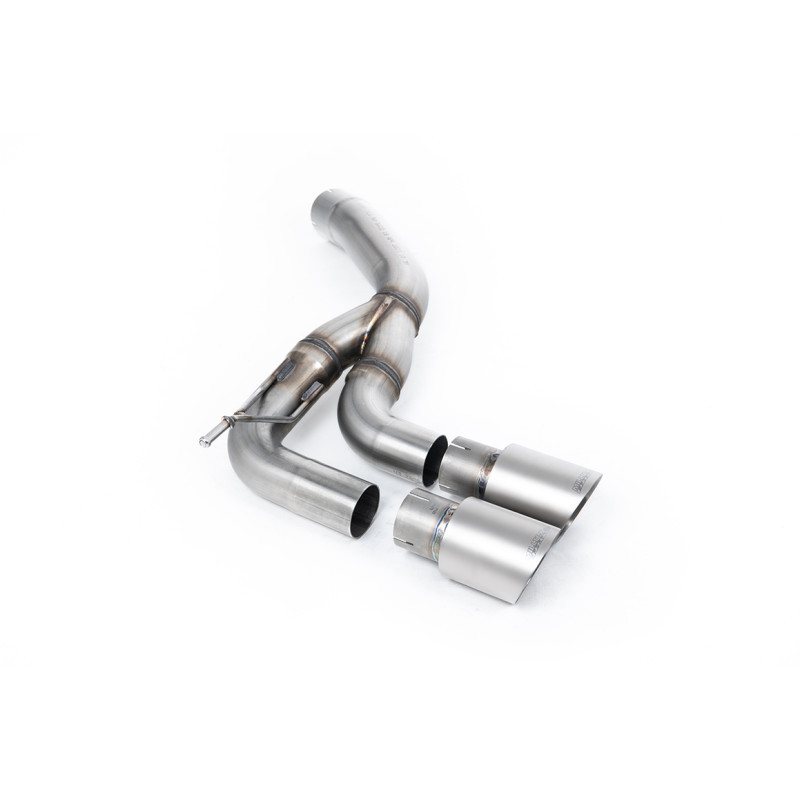 Silenziatore Milltek Land Rover Defender L663 D200 - D250 - D300 3.0D 2019-2024 - Bypass silenziatore POST - uscite Twin GT90 Ti