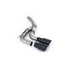 Silencieux Milltek Land Rover Defender L663 D200 - D250 - D300 - Bypass silencieux AR - sorties Twin GT90 Cerakote Noir