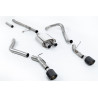 Catback Milltek Jeep Gladiator JT - résonné - sorties Dual Jet-115 Carbone - Sorties positionnées sur les côtés -