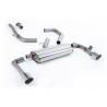 DPF Back Milltek Kia Ceed GT 1.6 T-Gdi 204hp 2019-2025 with DPF - non-resonated - With Rear Muffler - Dual GT115 Polished Tips