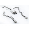 Catback Milltek Jeep Gladiator JT - résonné - sorties Dual GT115 Polies - Sorties positionnées sur les côtés -